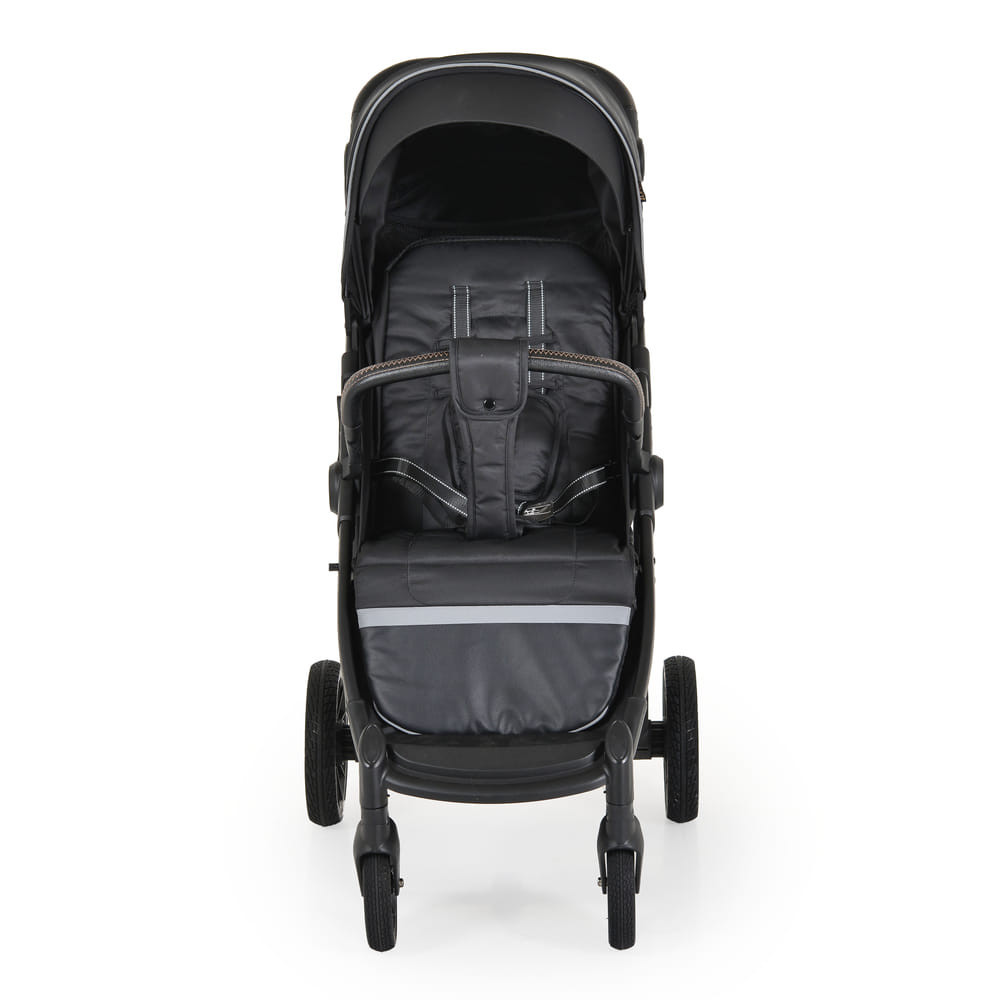 Moni BUGGY babakocsi lapracsukható, nagy kerekek, könnyű FEKETE
