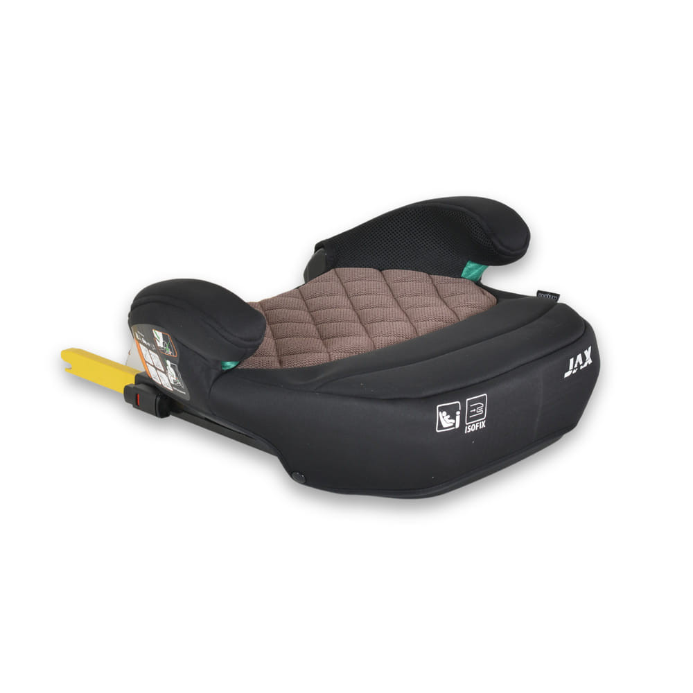 Moni JAX autós ülésmagasító háttámlával 125-150cm rögzítő hevederrel, ISOFIX PINK – ülésmagasító