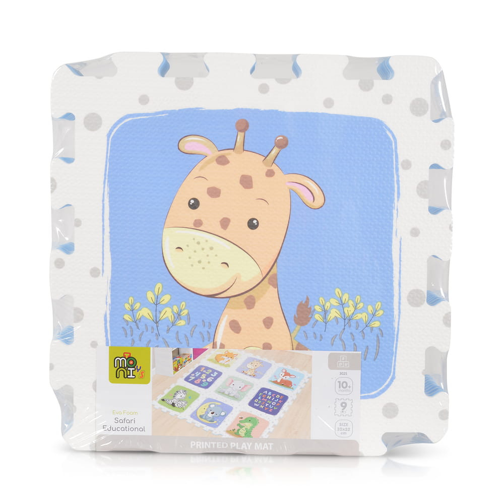 Moni HABTAPI 9 db-os puzzle SAFARI – játszószőnyeg