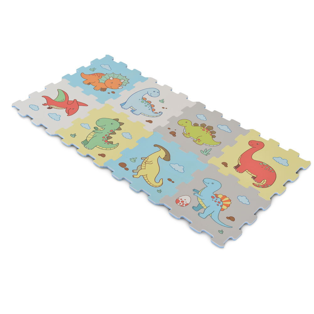 Moni HABTAPI 8 db-os puzzle DINOSZAURUSZOS – játszószőnyeg