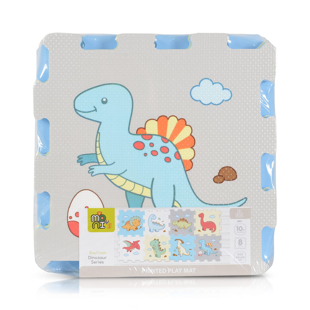 Moni HABTAPI 8 db-os puzzle DINOSZAURUSZOS – játszószőnyeg