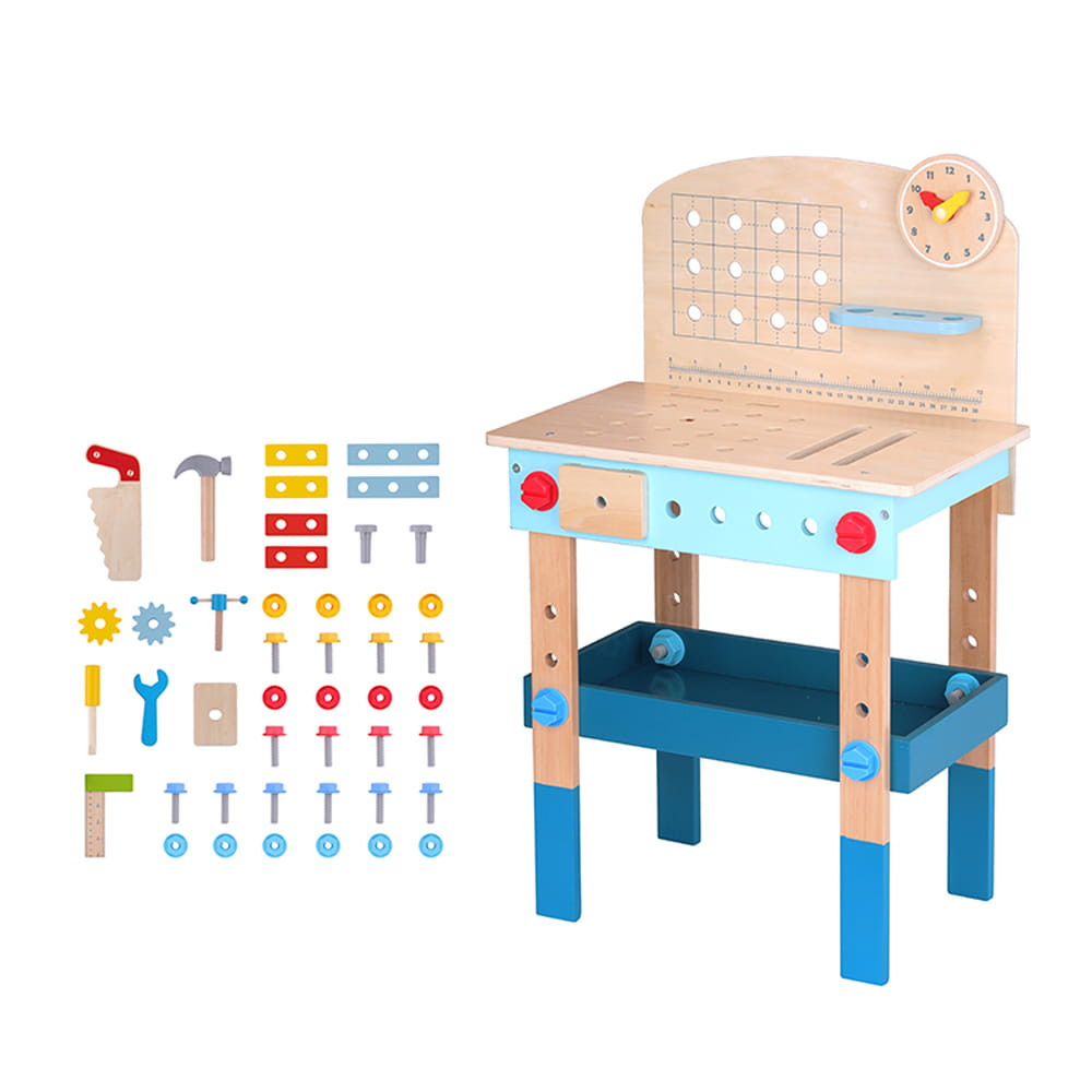 Tooky Toy fa munkapad kiegészítőkkel