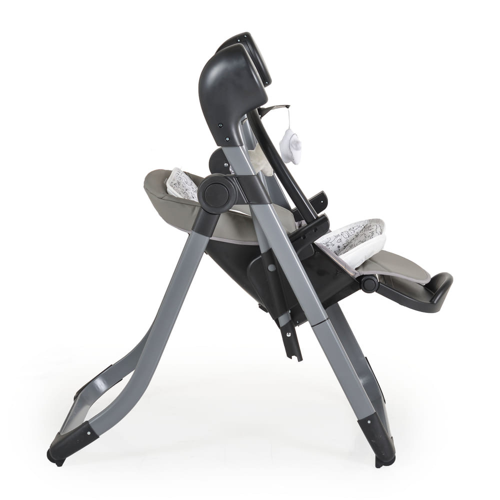 CANGAROO NIRVANA 2in1 etetőszék és hinta SZÜRKE