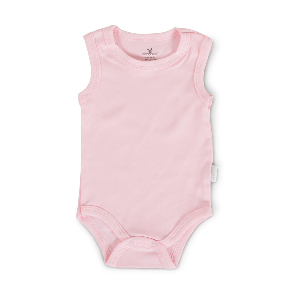 Cangaroo BABARUHA BODY 3 dbos ujjatlan body szett PINK – babatermék