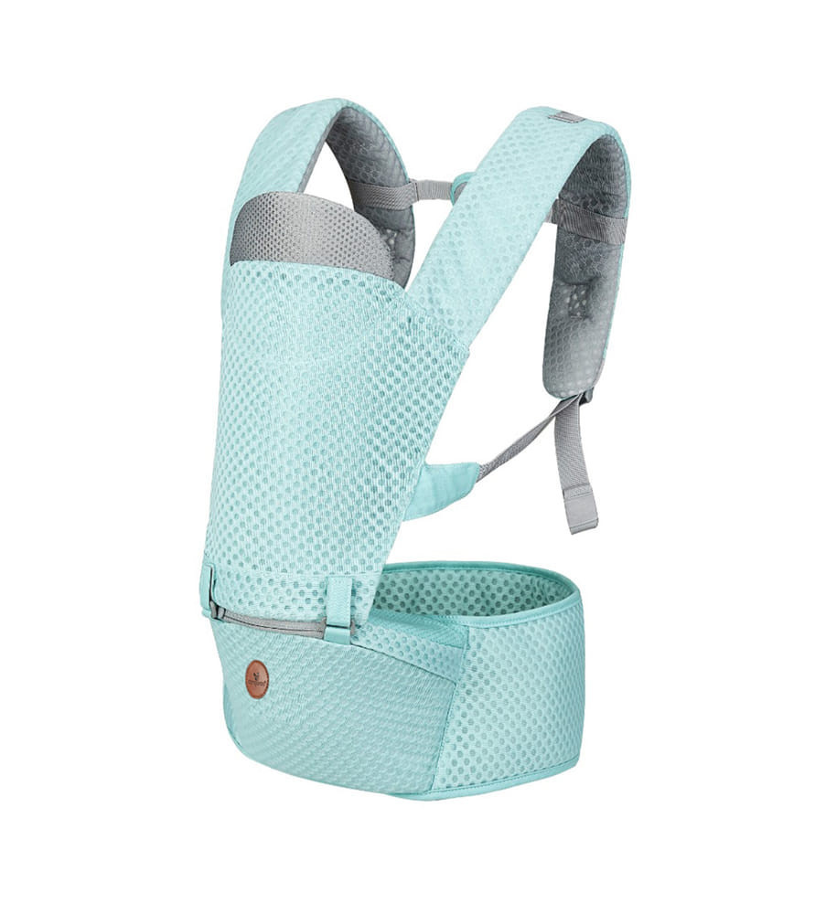 Cangaroo MISTRAL bébi hordozó 3 poziciós, ergonomikus, hálós TÜRKIZ
