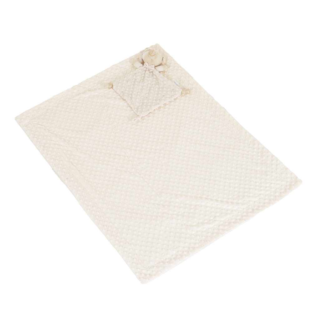Cangaroo BENNIE takaró szundikendővel 75x100cm BÉZS – babatermék