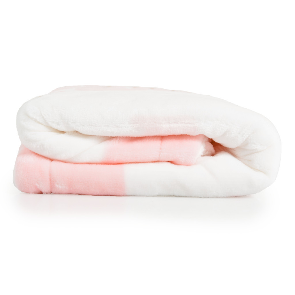 Cangaroo Baba takaró LITTLE FRIENDS 80x110 cm erdei állatos PINK – babatermék