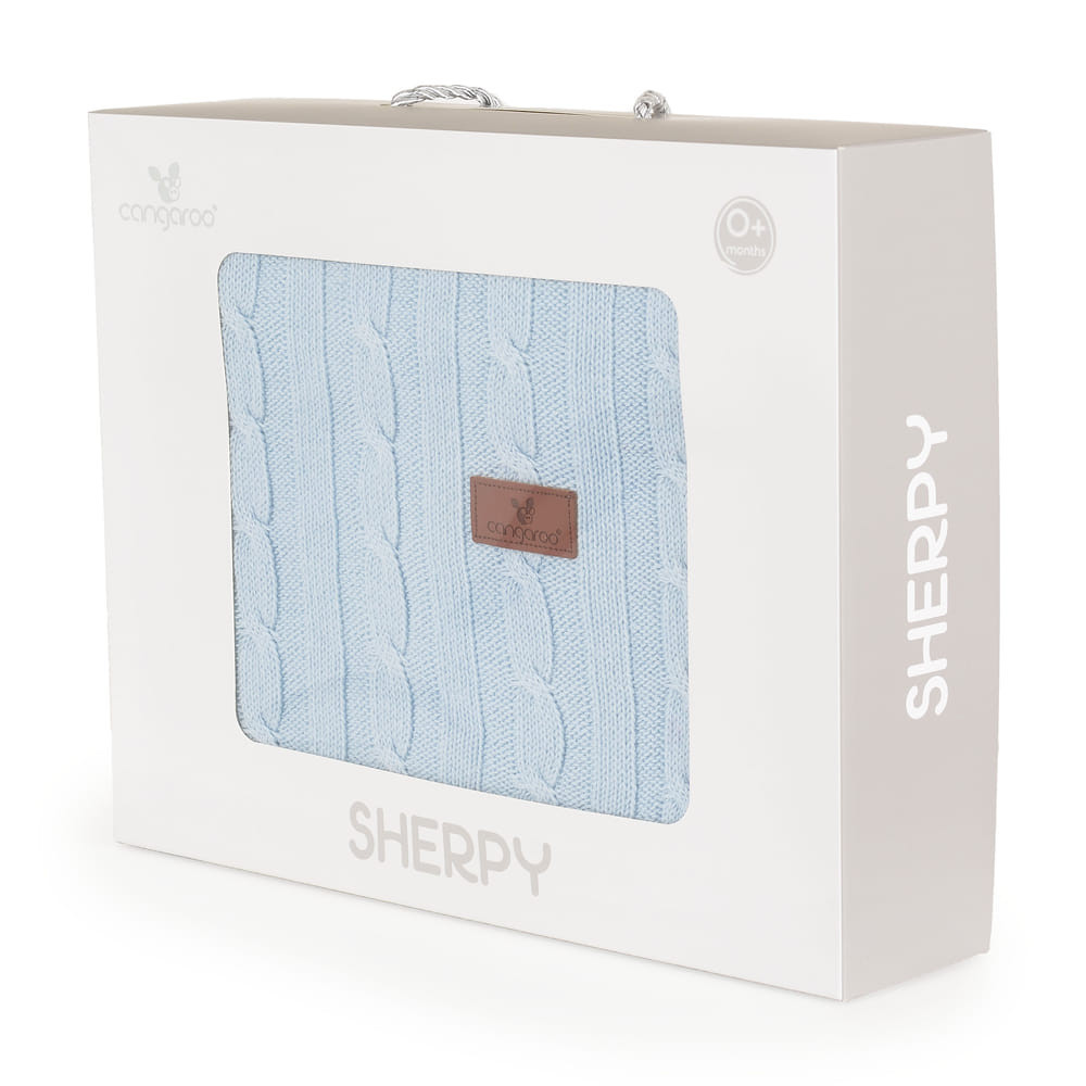 CANGAROO Sherpa takaró 75x100cm KÉK – babatermék