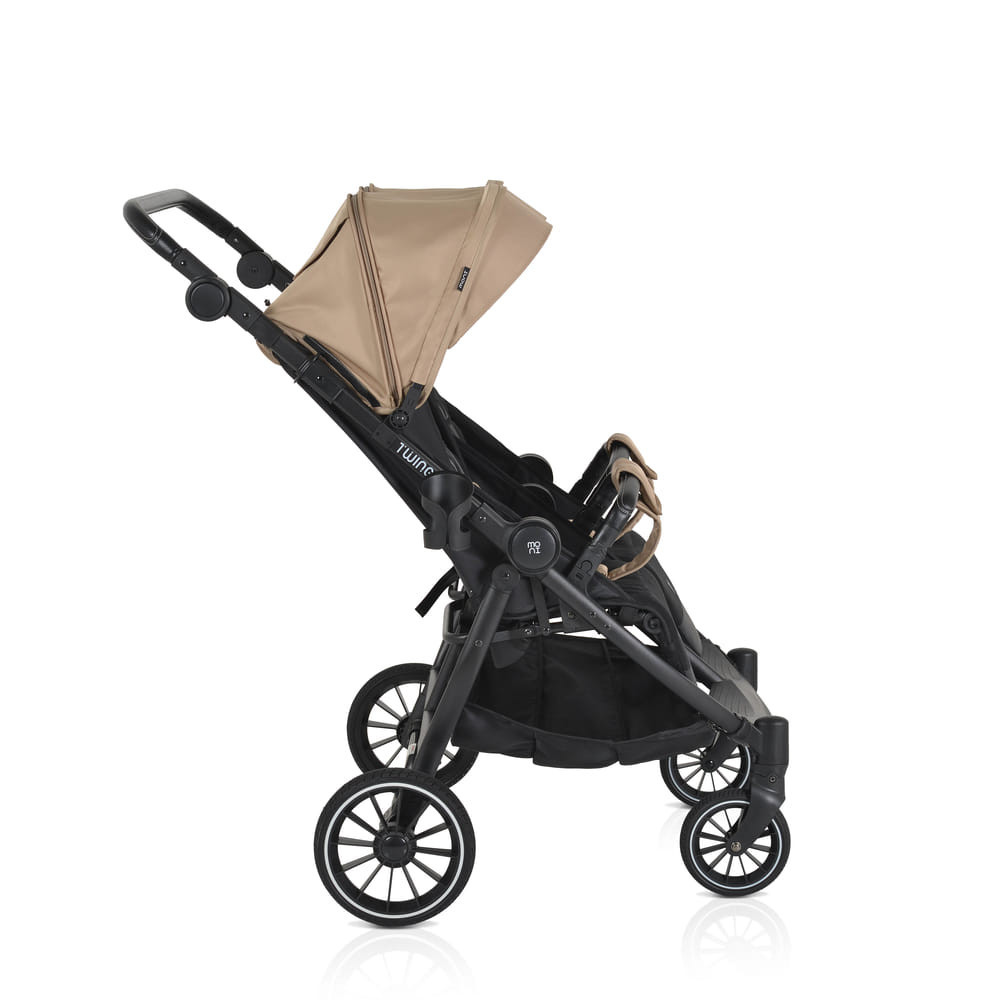 MONI TWINGO Iker babakocsi lábzsákkal CAMEL/BÉZS – babakocsi