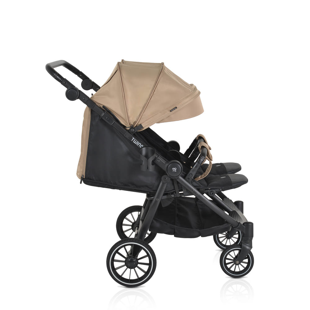 MONI TWINGO Iker babakocsi lábzsákkal CAMEL/BÉZS – babakocsi