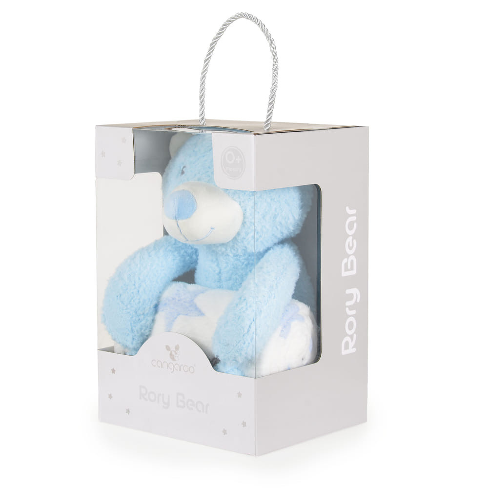 CANGAROO TAKARÓ Rory bear 90x75cm KÉK – babatermék