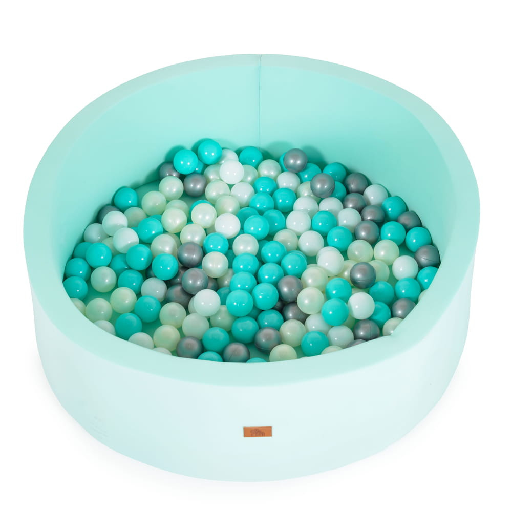 CANGAROO LABDAMEDENCE 200db 5,5cm labdával KÉK/TÜRKIZ – játszószőnyeg 5. kép