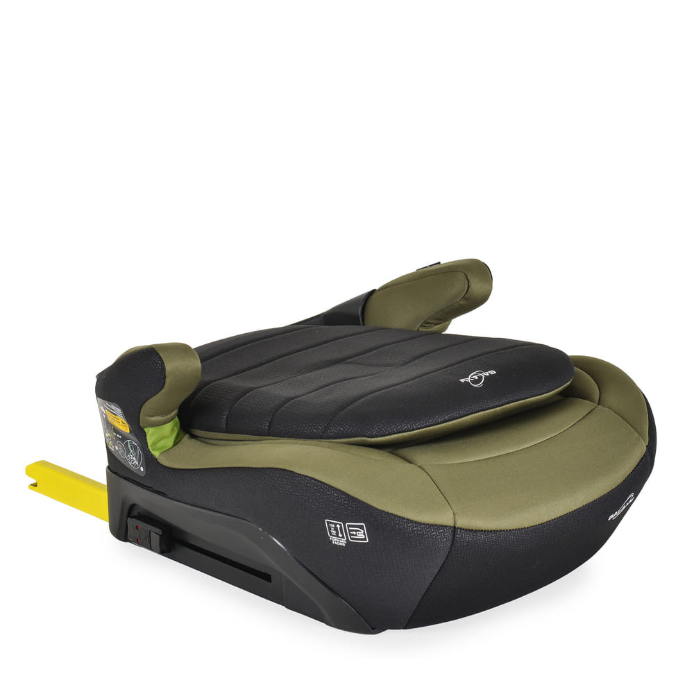 Cangaroo GALAXY ülésmagasító háttámlával 125-150cm, ISOFIX ZÖLD – ülésmagasító