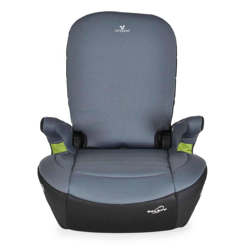 Cangaroo GALAXY ülésmagasító háttámlával 125-150cm, ISOFIX SZÜRKE – ülésmagasító