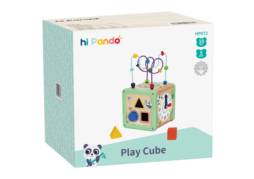 Moni FAJÁTÉK activity kocka play cube Panda