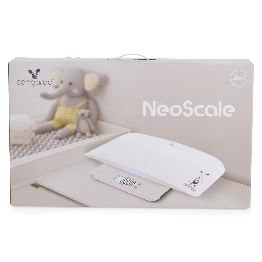 Cangaroo NEOSCALE elektronikus mérleg 2in1 FEHÉR