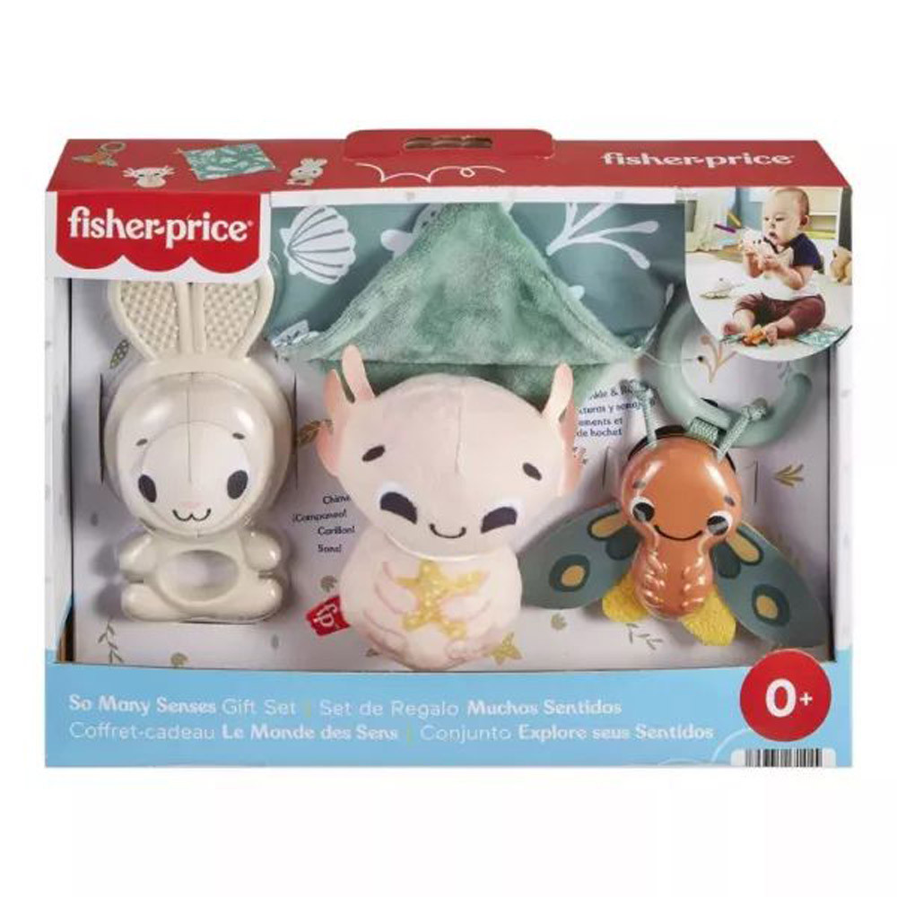 Fisher-Price Sensimals Helló érzékelés játékszett 4db HRB17