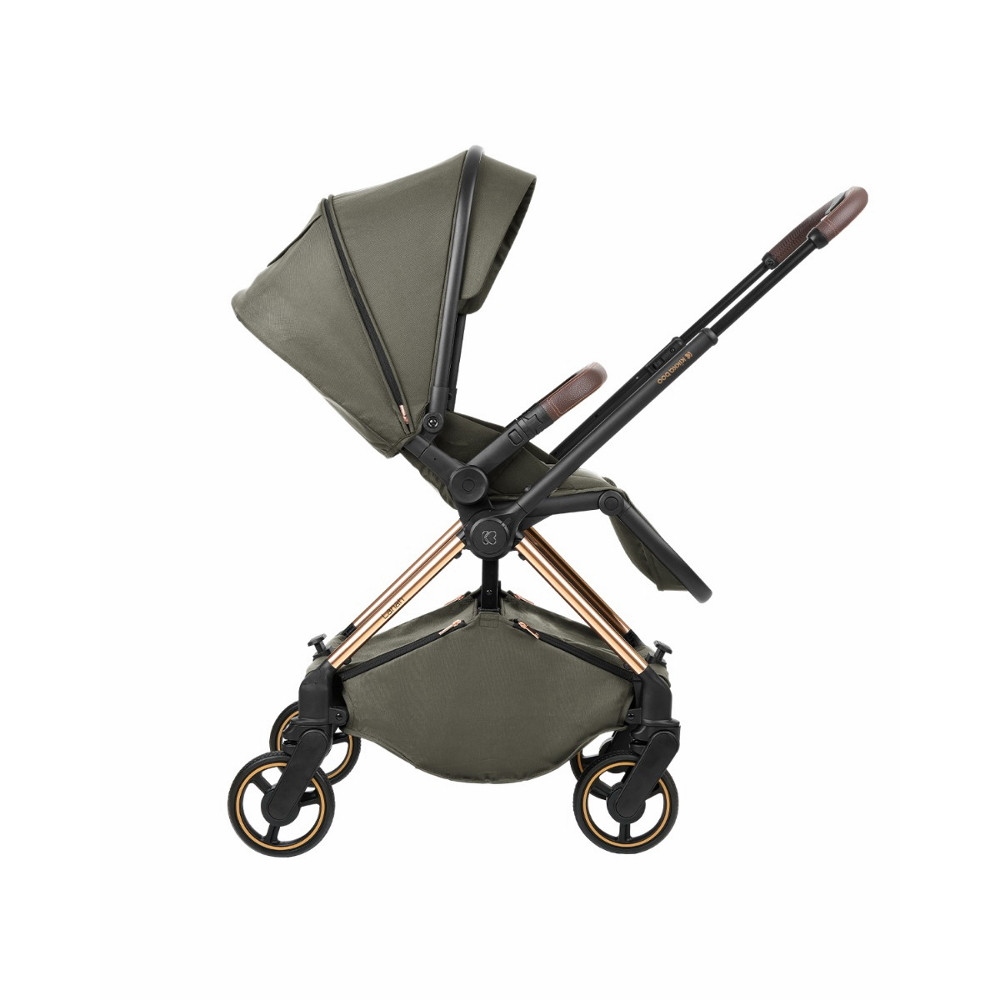 Kikkaboo babakocsi 2in1 átfordítható tolókarral Lanah army green – babakocsi