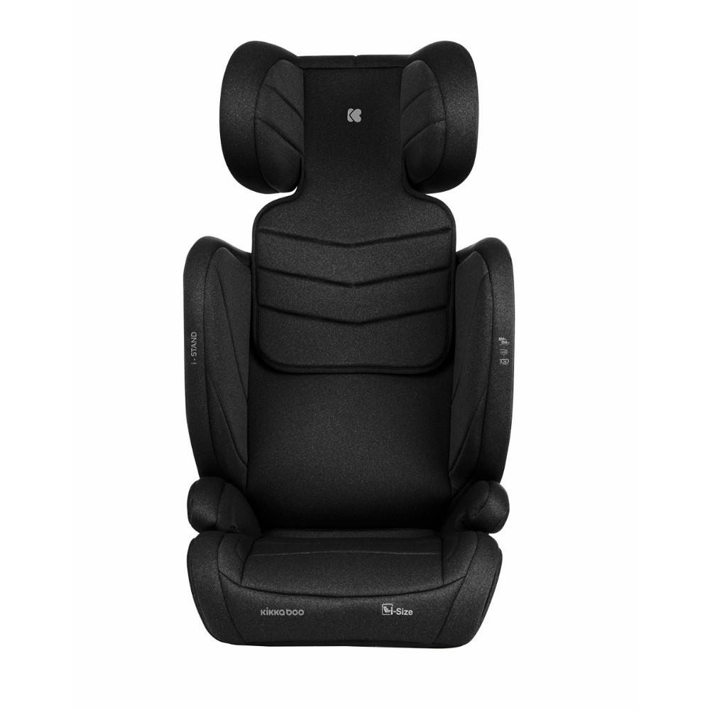 Kikkaboo gyerekülés i-Stand i-Size Isofix 100-150 cm fekete – autósülés