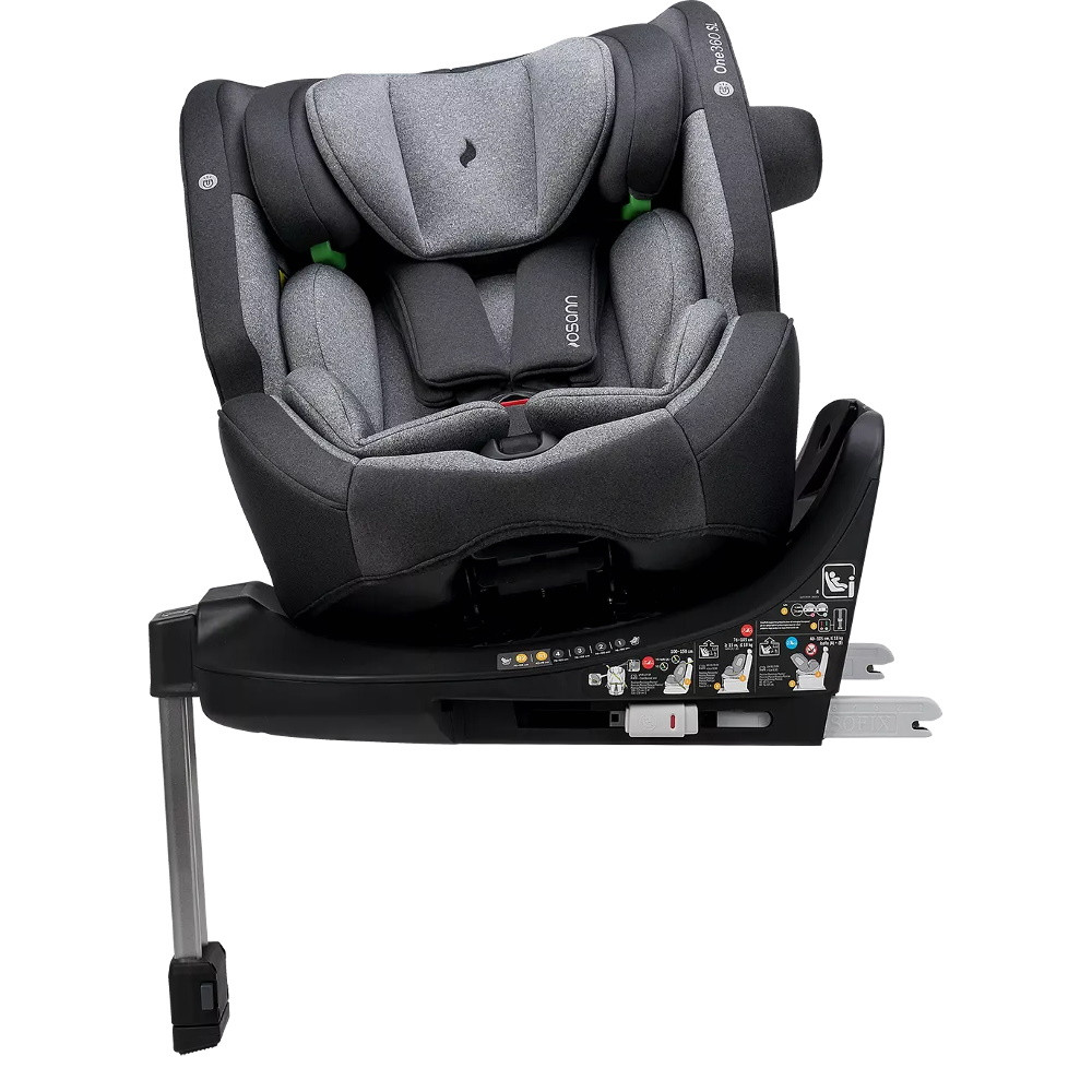 Osann gyerekülés One360SL i-Size Isofix kitámasztó láb 40-150 cm szürke