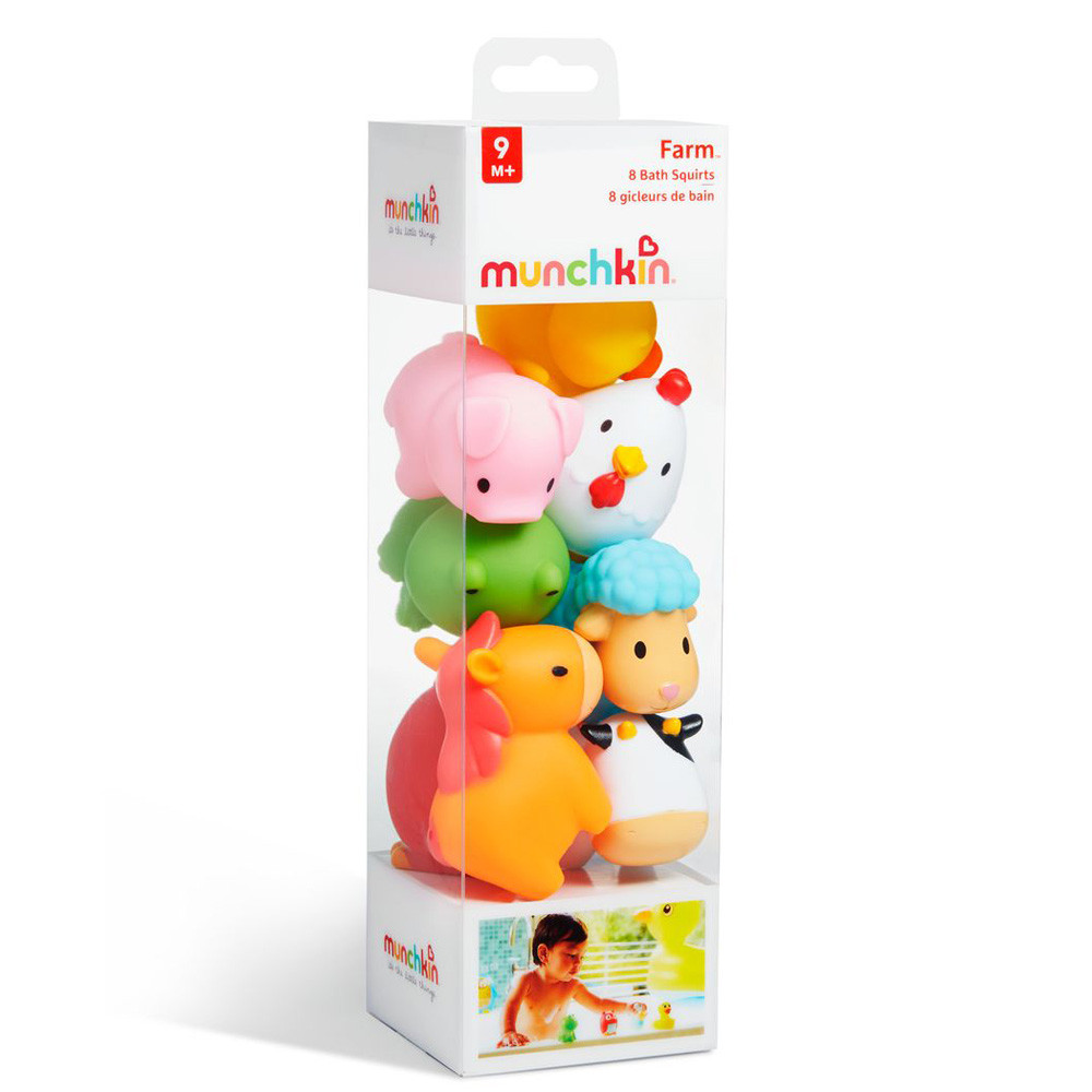 Munchkin fürdõjáték Farm 8db – fürdetési kiegészítő