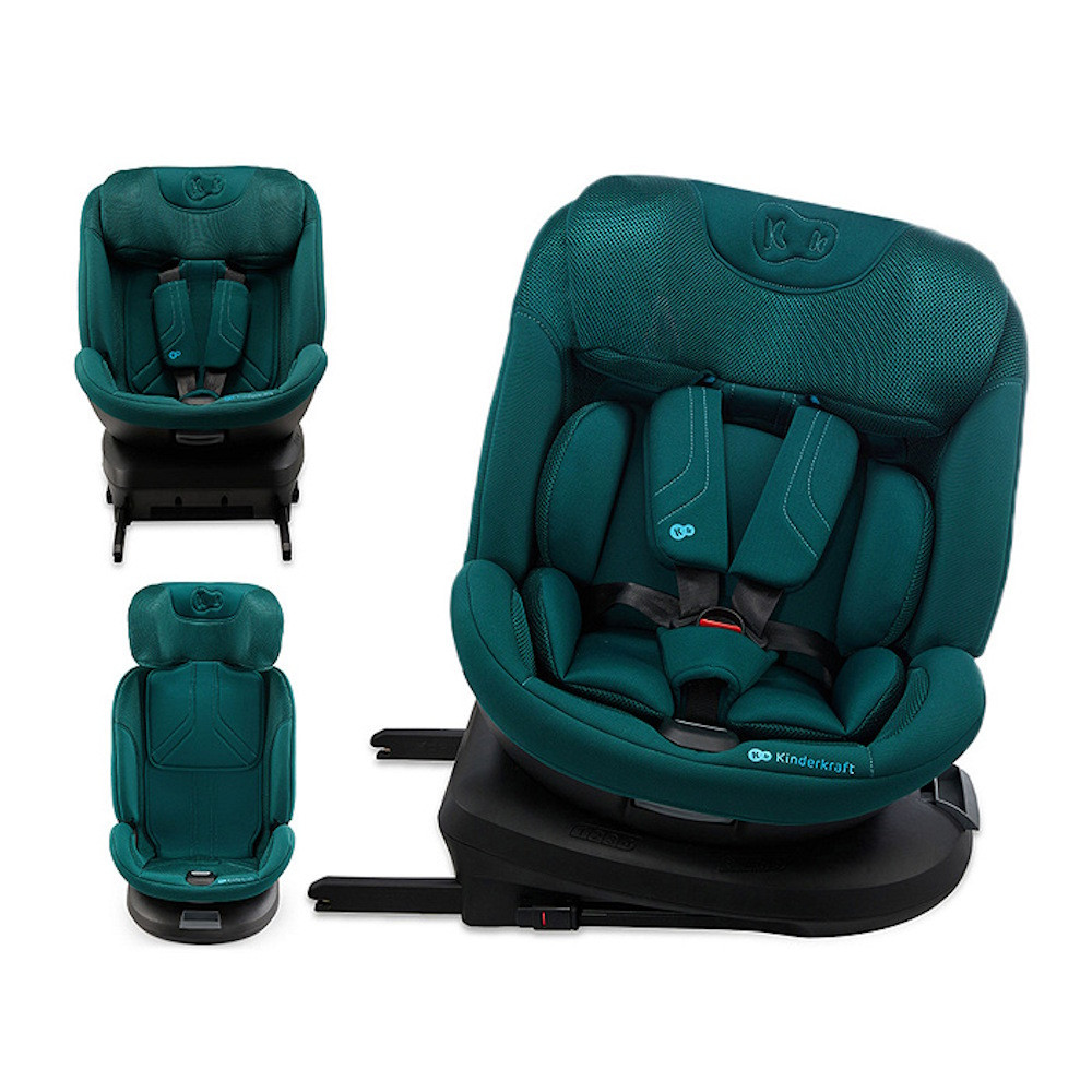 Kinderkraft gyerekülés Xpedition 3 i-Size 360 fok Isofix 40-150cm zöld