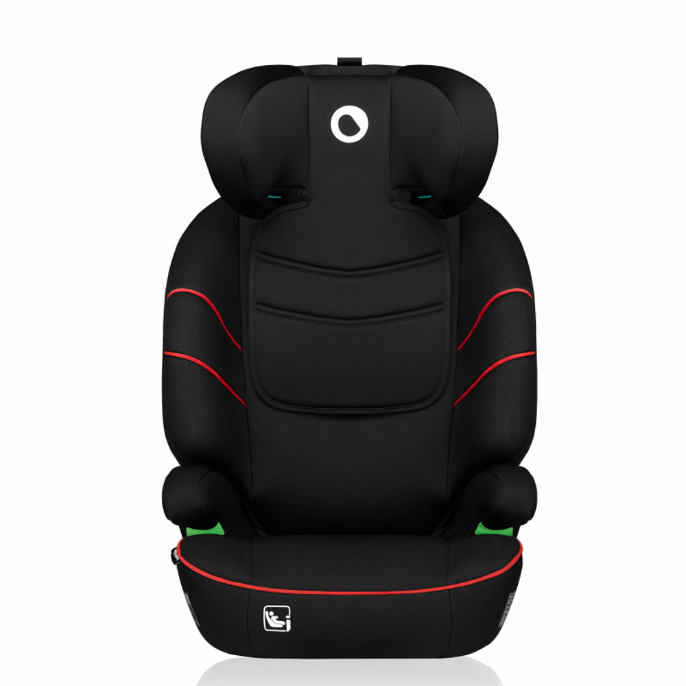 Lionelo gyerekülés Lars i-Size 100-150 cm sporty black red – autósülés
