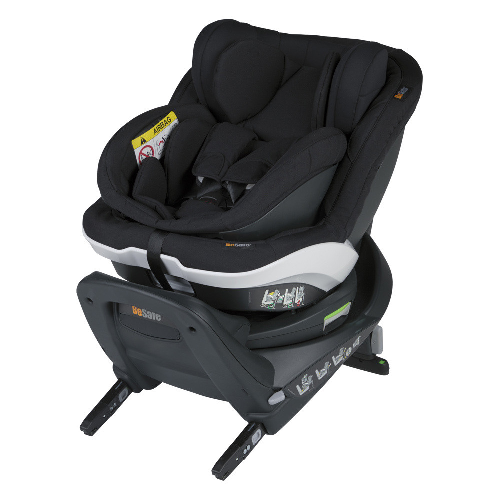 BeSafe gyerekülés iZi Twist B I-Size ISOfix 40-105 cm Fresh Black Cab