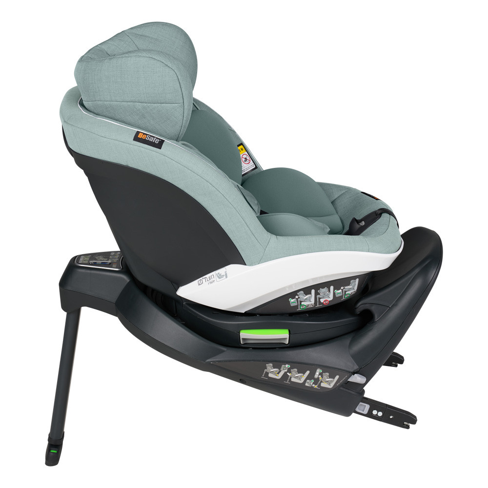 BeSafe gyerekülés iZi Turn i-Size ISOfix 61-105 cm Sea Green Mélange