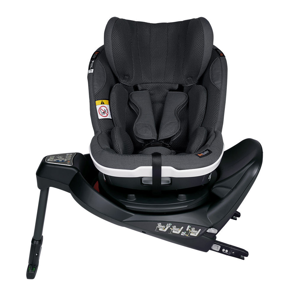 BeSafe gyerekülés iZi Turn M i-Size ISOfix 61-105 cm Anthracite Mesh