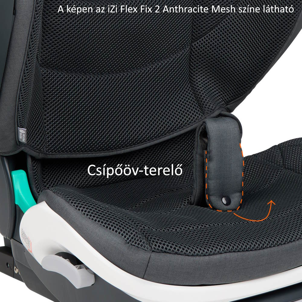 BeSafe gyerekülés iZi Flex FIX 2 i-Size ISOfix 100-150 cm Black Soft Breeze – autósülés
