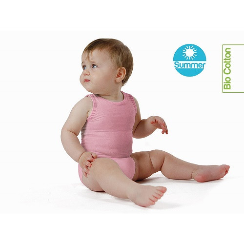 J Bimbi kombidressz 0-36 hó biopamut Summer pink 10861 – babatermék