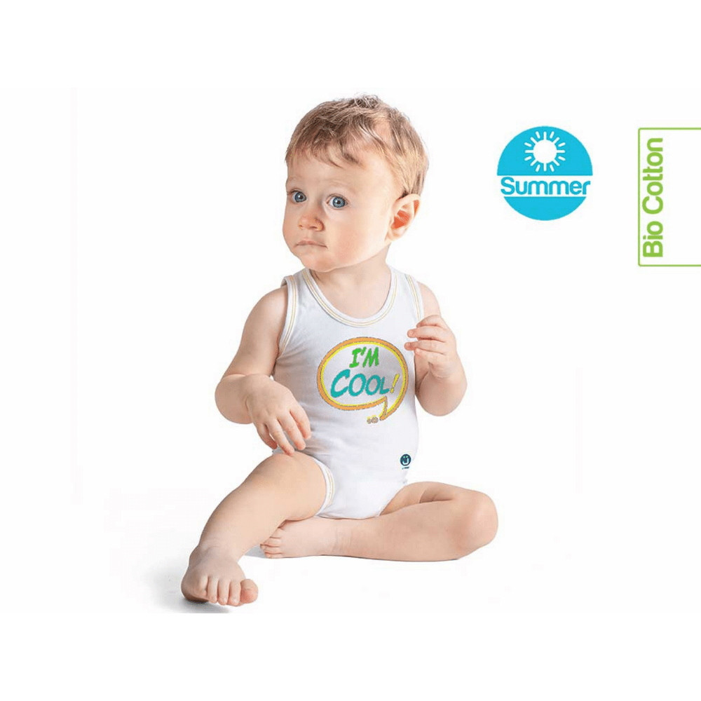 J Bimbi kombidressz 0-36 hó biopamut Summer I m Cool 10992 – babatermék