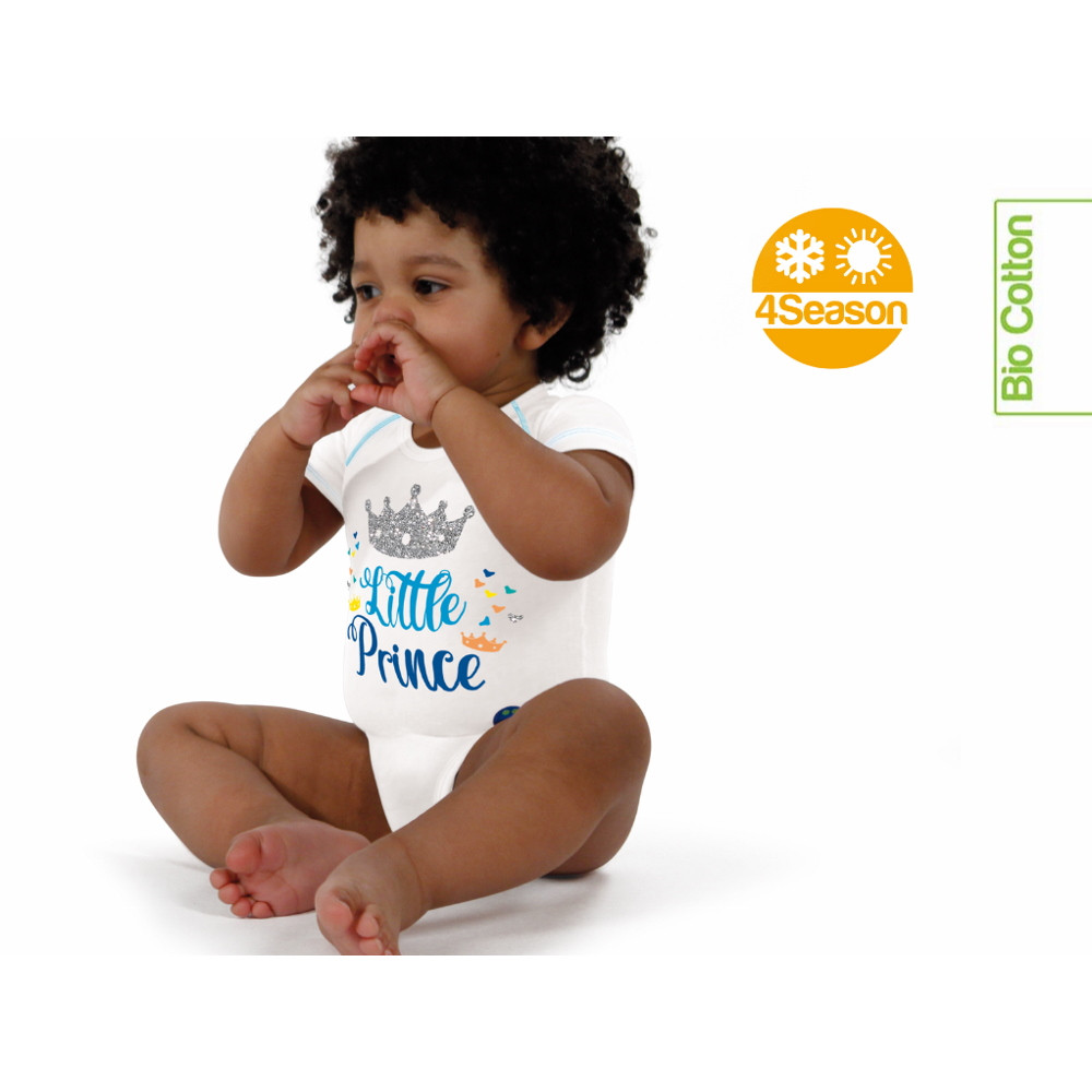 J Bimbi kombidressz 0-36 hó biopamut 4 Seasons Little Prince 10998 – babatermék
