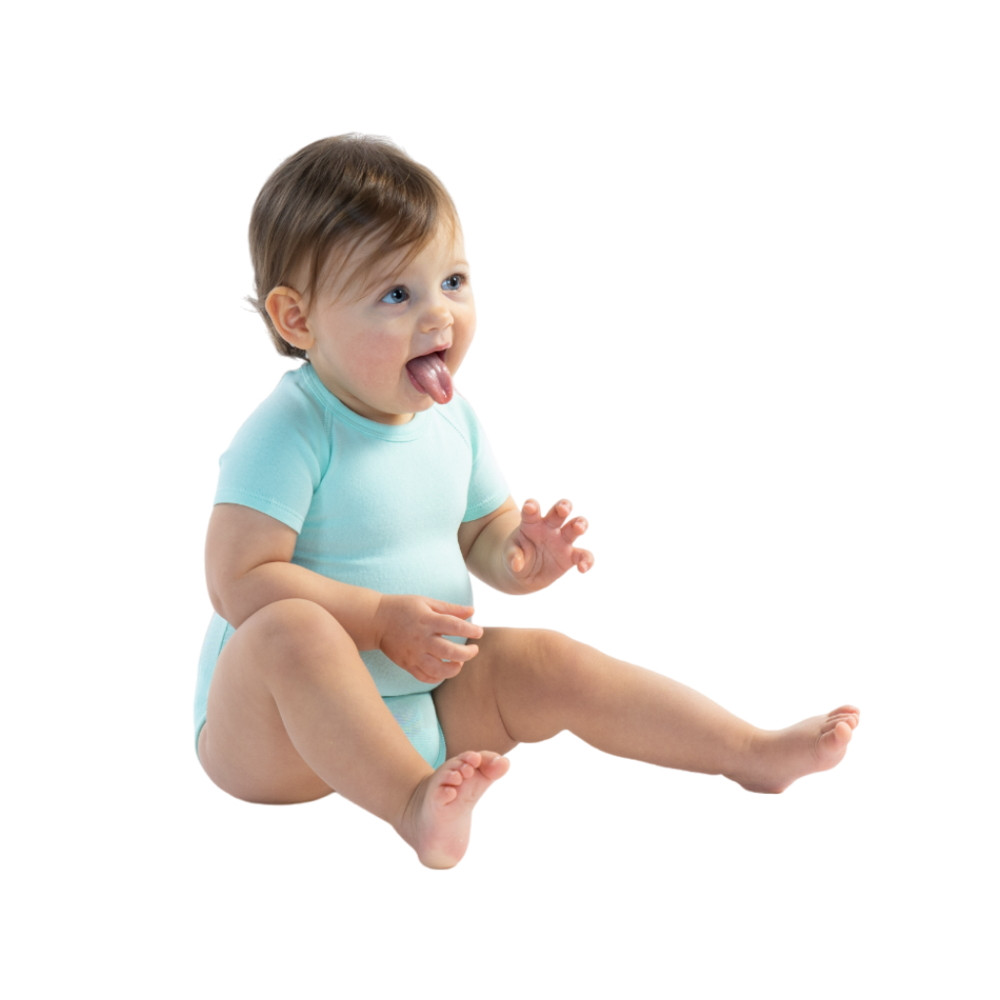 J Bimbi kombidressz 0-36 hó biopamut 4 Seasons aqua zöld 12025 – babatermék