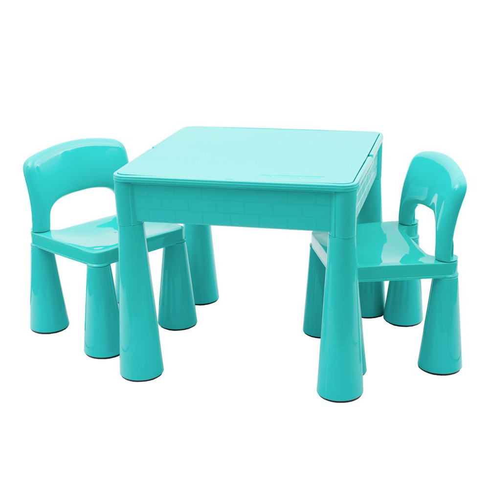 New Baby gyermek szett asztal két székkel menta – gyermekbútor 4. kép