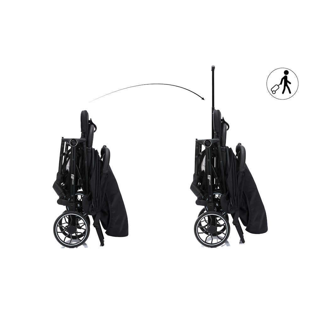 Fill sportbabakocsi Rover fekete K868-06