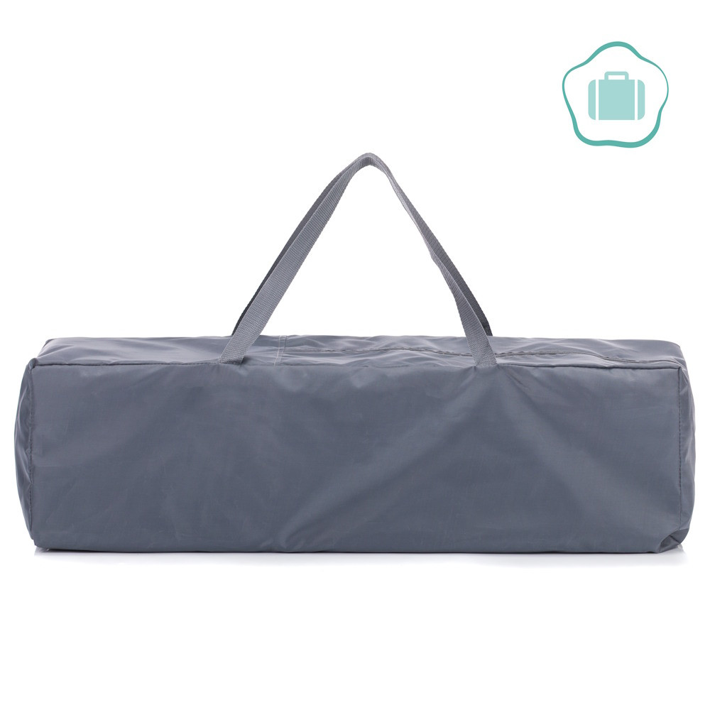 Fillikid utazóágy Milano 120x60cm szürke 4067-17