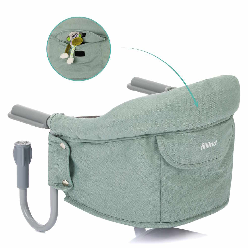 Fillikid etetõszék asztali Comfort zöld 399-14