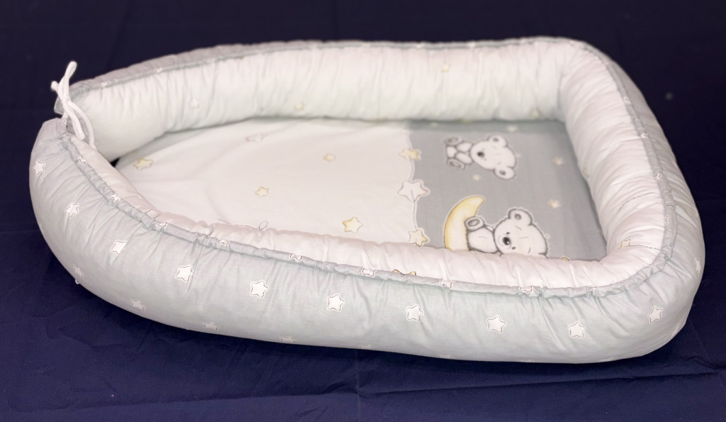 DOMBABY Babafészek 50x75cm  MACIS SZÜRKE