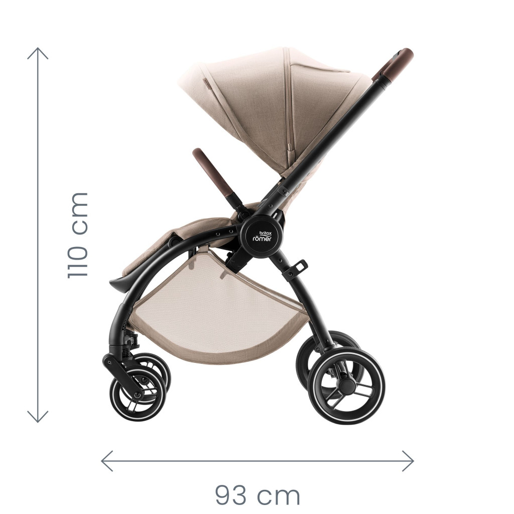 BRITAX RÖMER Rio Lux Soft Taupe – babakocsi