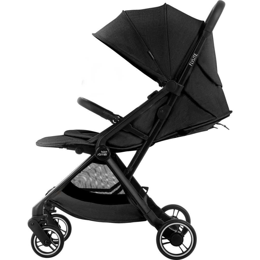 BRITAX RÖMER Set Stroller FLYLITE + free travel bag Carbon Black – babakocsi