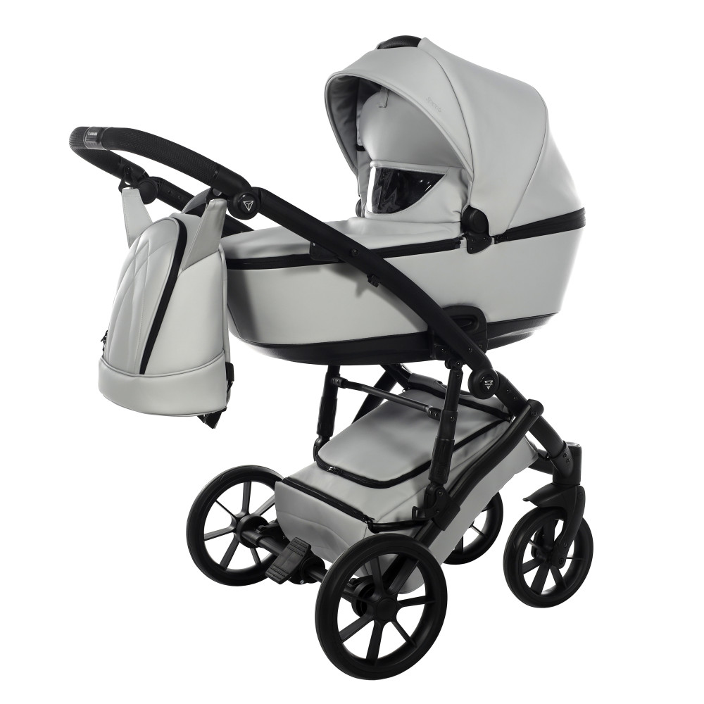 Junama Space Eco-Bőr V3 System - Szürke – babakocsi