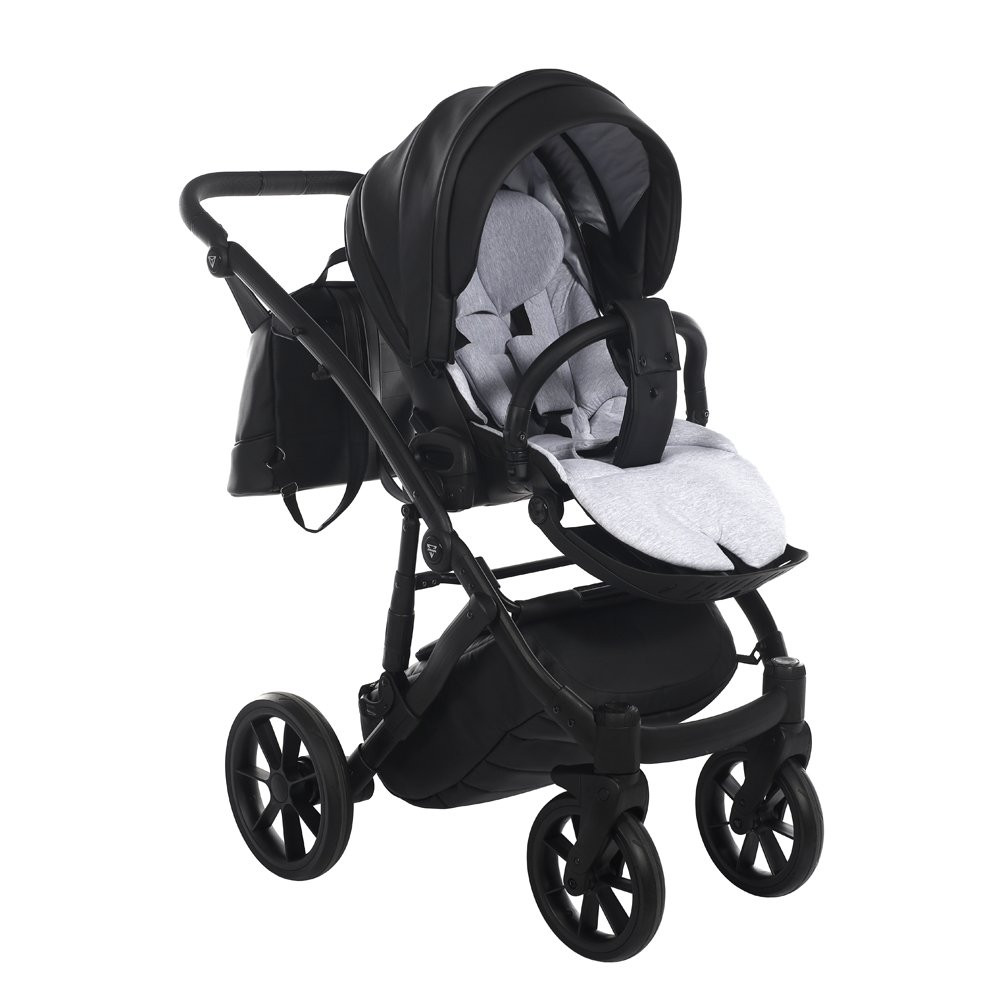 Junama Space Eco-Bőr V3 System - Fekete – babakocsi