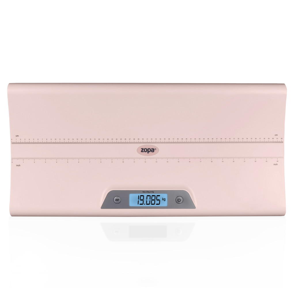 Zopa - Digitális babamérleg, rózsaszín Pink