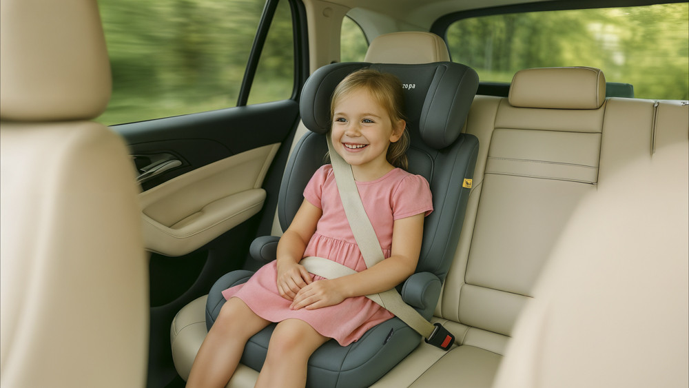 Zopa - Beta i-Size isofix gyerekülés Grey – autósülés