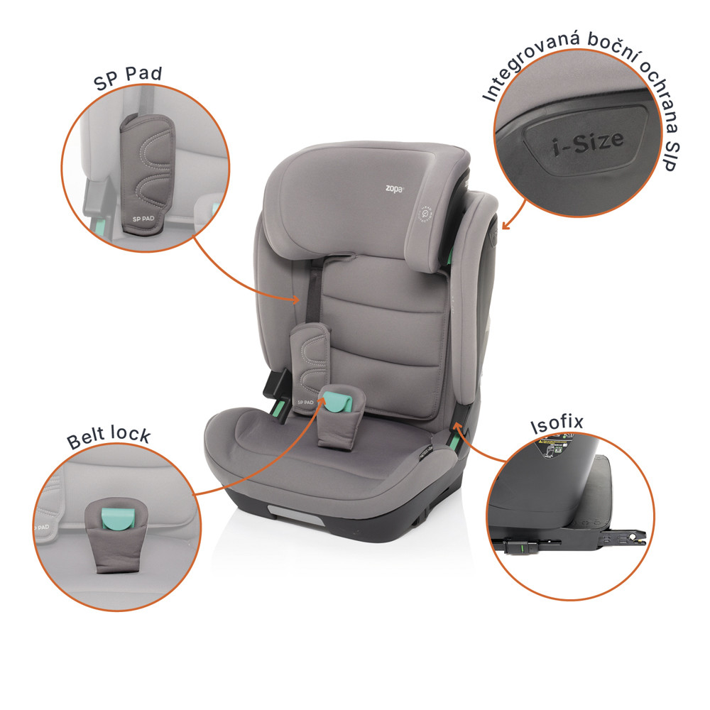 Zopa - Matrix i-Size gyerekülés Ivory Beige – autósülés