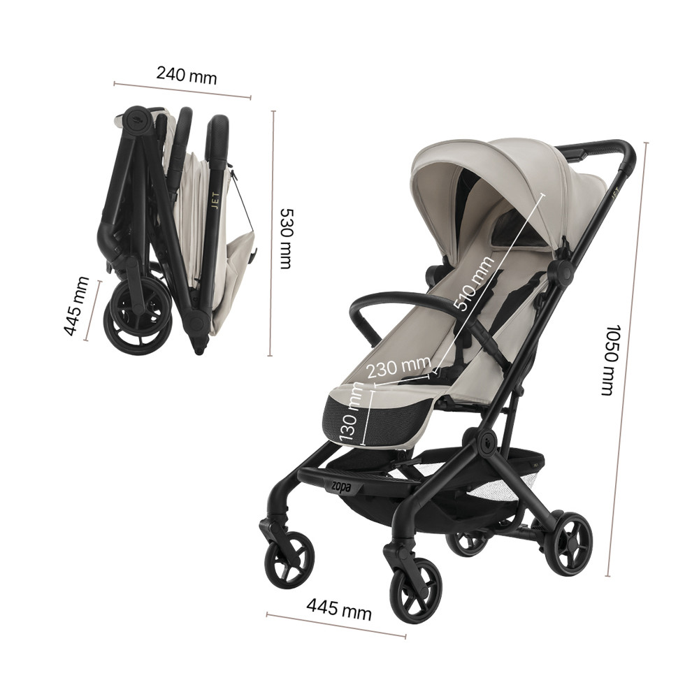 Zopa - Jet sport babakocsi  Boss Grey