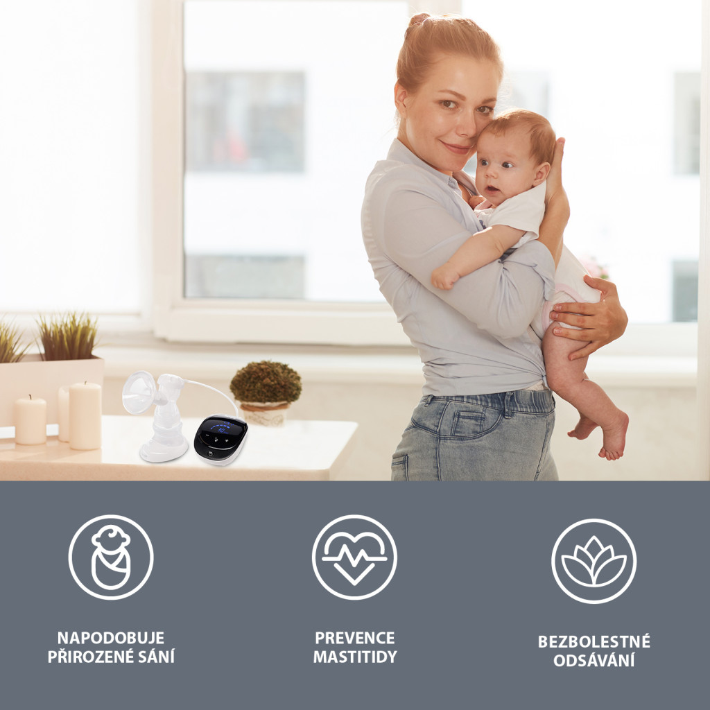 Zopa - ComfyPro elektromos mellszívó, black Black