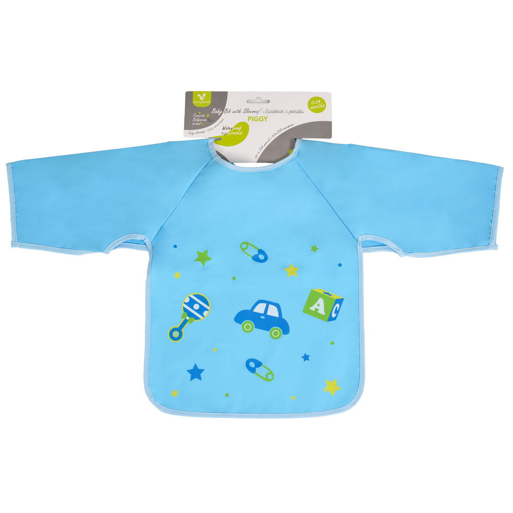 Cangaroo - BIB előke hosszú ujjas Piggy KÉK